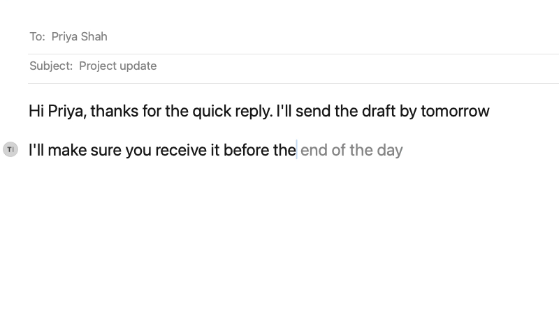 TypeBlink on a Mac: the next idea